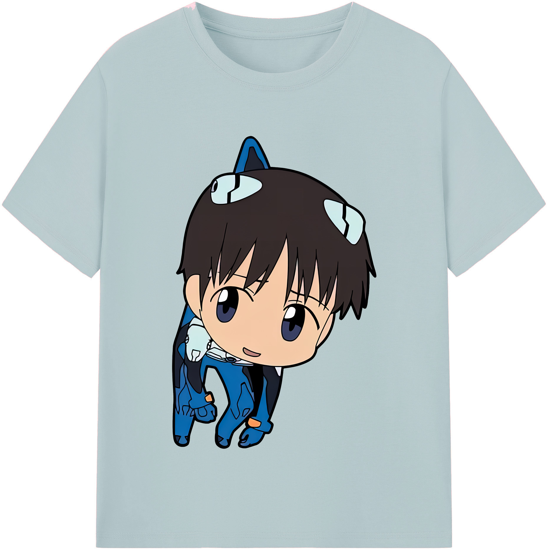 （画像用） EVA 新世紀エヴァンゲリオン 綿100％半袖Tシャツ（フロントプリント）